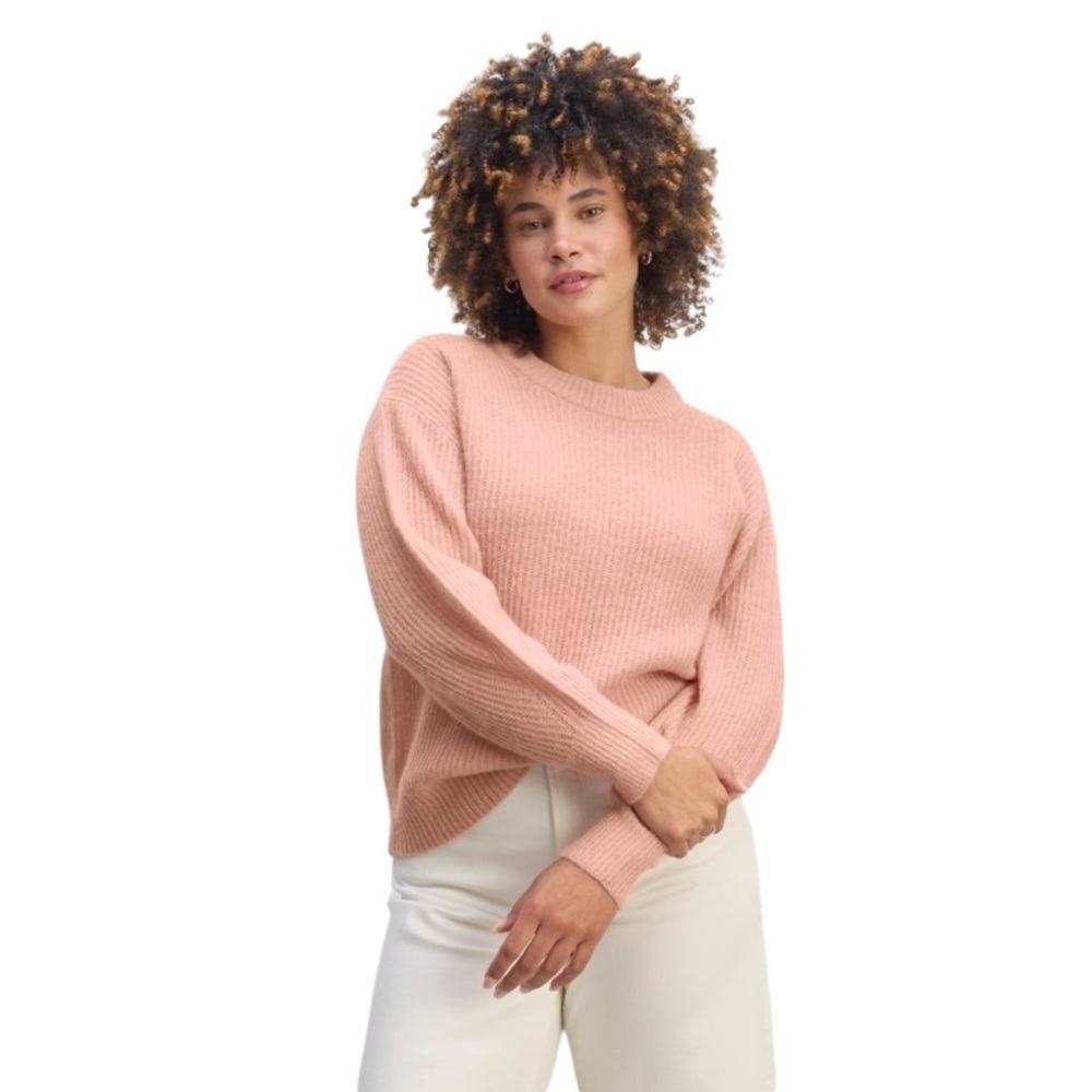 Everlane - Blush Pink Alpaca Crewneck Casual Sweater Sz M